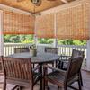 Retro Bamboo Outdoor Roller Shade view 2
