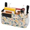 FRODOTGV Hand-Drawn Japanese Fan Bedside Storage Basket with Secure Straps and Water Bottle Holder, Hanging Organizer for Home, Bunk Beds, Dorms, and Sofas view 1
