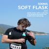 Zelvot Running Vest for Women and Men with 500 mL Soft Flask, U.S. Patent, Gray, M/L view 2
