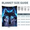 LCE Blue Flame Fleece Throw Blanket, 60 x 80 in view 2