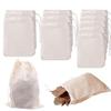 GHPKOTW 10-Pack Cotton Muslin Bags with Drawstring view 1