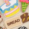 8 Pcs Embroidered Ice Cream Patches view 3