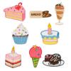 8 Pcs Embroidered Ice Cream Patches view 4