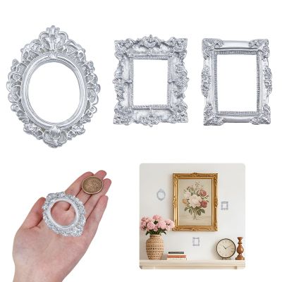 NICENEEDED 3-Pack Mini Vintage Picture Frames