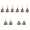 Cabilock 5 Sets of Handmade Dust Brooms, Small Desktop Cleaning Brushes for Home and Office, Ergonomic, Durable and Practical, 2 Pieces × 5 view 1