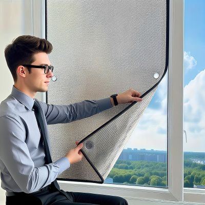 Reflective Window Film for Privacy and Sun Protection