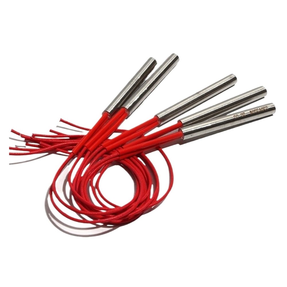 Folisila Electric Rod Immersion Heating Elements, 11 x 98 mm–11 x 115 mm, 270–300 W, 5-Piece Set (110 V, 270 W, 11 x 98 mm)