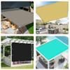 Rectangular Sun Shade Sail 160 x 320 cm, Waterproof, 98% UV Protection, Sand Yellow view 2