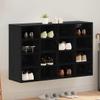 vidaXL Shoe Cabinet 103 x 30 x 67 cm Engineered Wood view 2