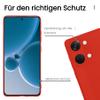 BTH - Case for OnePlus Nord 3 - Silicone Back Cover - Protective Case - Slim Design, Red view 4