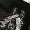 Embroidered Iron-On Patch with Horse Head view 4