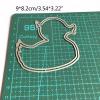 Cute Duck Shape Shaker Metal Cutting Die view 3