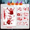 Kezidhp 118-Piece Halloween Bloody Window Stickers view 2