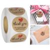 Aurgiarme 500pcs Thank You Sealing Stickers 25mm view 2