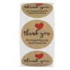 Aurgiarme 500pcs Thank You Sealing Stickers 25mm view 3