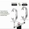 WINGLE Titanium Band for Samsung Galaxy Watch 9/8 Classic, 46/44/40 mm view 3