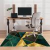 Desk Chair Floor Mat, 120 x 140 cm, Scratch-Resistant Rug for Hard Floors view 2