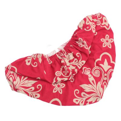 PartyKindom Red Polyester Chair Cover