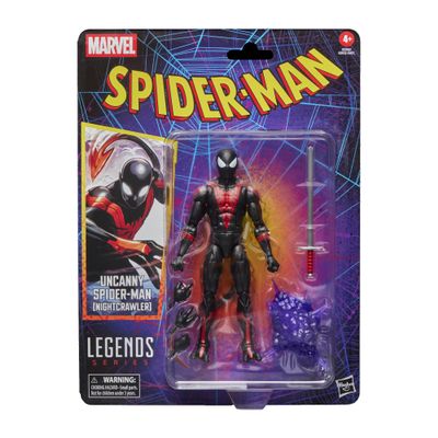 Marvel Legends Series Uncanny Spider-Man (Nightcrawler), Retro Comics Collectible Action Figure, 15 cm Scale