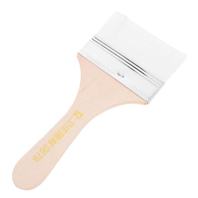 HOLIDYOYO White Nylon Painting Brush with Wooden Handle