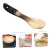 LABRIMP Handmade Ox Horn Soup Spoon with Stylish Fish Design view 4