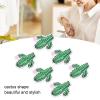 6Pcs Cute Embroidered Cactus Patches view 4