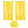 2 Yellow Rain Curtains & Decorative Paper Pack view 1