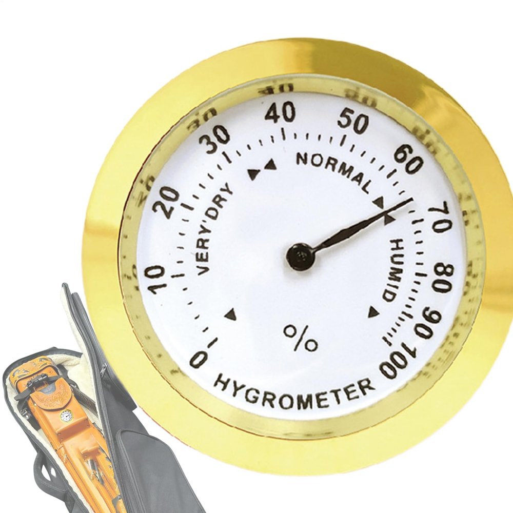 Professional Analog Hygrometer - Round Humidity Gauge