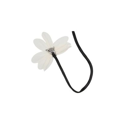White Black Lace Fabric Clothing Brooch Applications