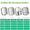 OXYEFEI Personalized Stainless Steel Kids' Lunch Box with Compartments, Excavator-1, 1000 mL view 3