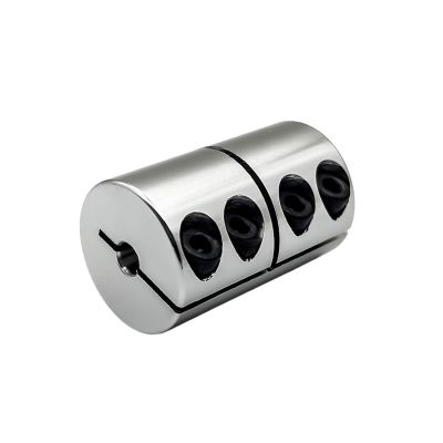 Pangyoo 1-Piece D30L40 Rigid Clamp Coupling, Aluminum CNC Shaft Motor Coupler (8 mm to 12 mm)
