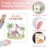 GOMAKERER 6-Piece Dinosaur Wall Art Set view 3