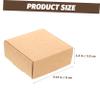 TOPPERFUN 15 Handmade Kraft Paper Soap Boxes, Easy to Assemble, Vintage Style with Heart Window view 2