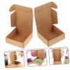 TOPPERFUN 15 Handmade Kraft Paper Soap Boxes, Easy to Assemble, Vintage Style with Heart Window view 3