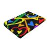 DEXNEL Gay Pride Rainbow Print Beach Towel, Lightweight, Quick-Drying Peach-Skin Velvet view 3