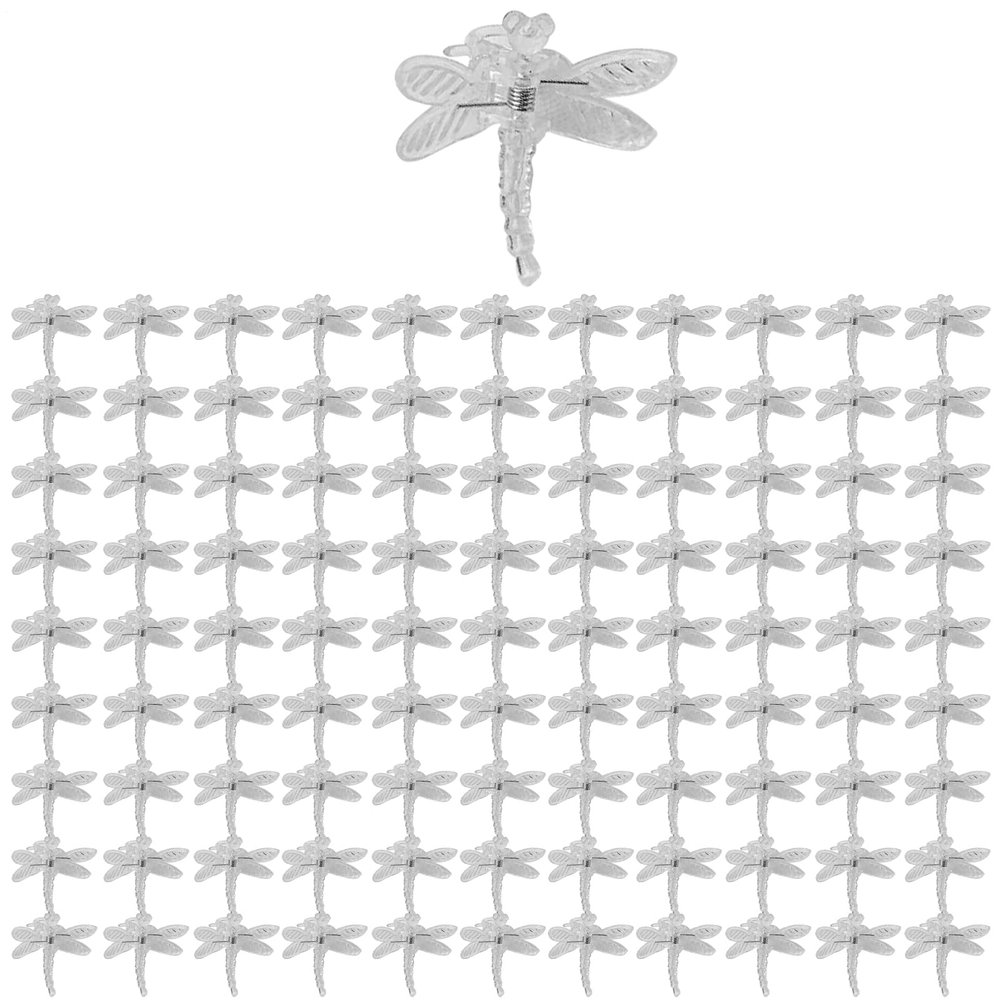 Reusable Orchid Clips for Plant Support, 100-Pack