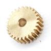 ELILANEY 5-Piece 0.2 Module 30-Tooth Brass Flat Spur Gear, 6.4 mm Diameter, 1.2 mm Thick, 1 mm Tight Fit view 1