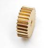 ELILANEY 5-Piece 0.2 Module 30-Tooth Brass Flat Spur Gear, 6.4 mm Diameter, 1.2 mm Thick, 1 mm Tight Fit view 3