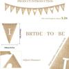 Bride to Be Burlap Banner view 3