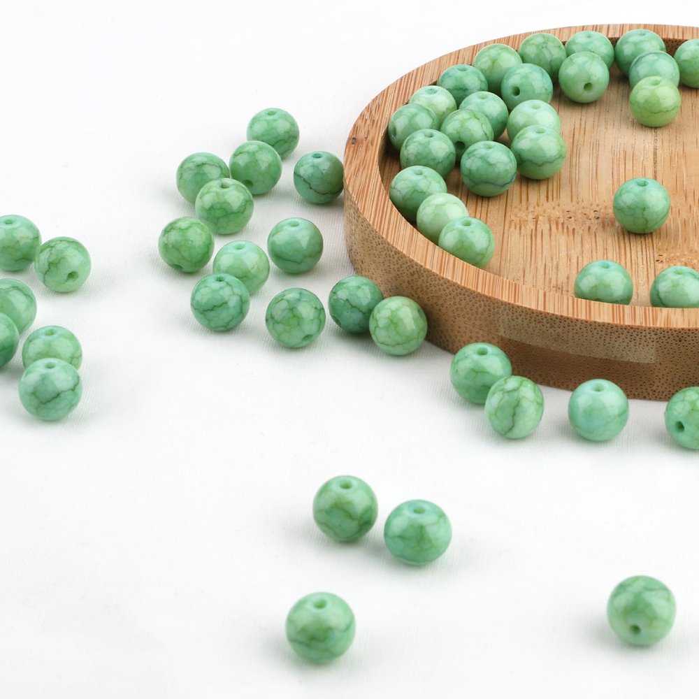 msymsyu 8mm Gemstone Beads - 100 pcs Amazonite
