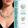 msymsyu 8mm Gemstone Beads - 100 pcs Amazonite view 2