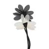 Black and White Lace Fabric Clothing Brooch Applications view 1