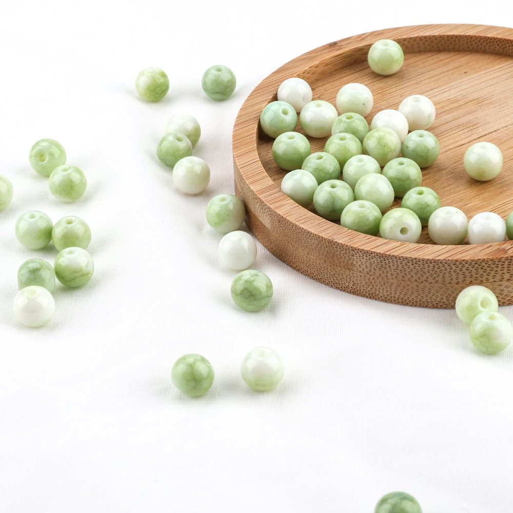 msymsyu 8mm Gemstone Beads - 100 pcs Amazonite
