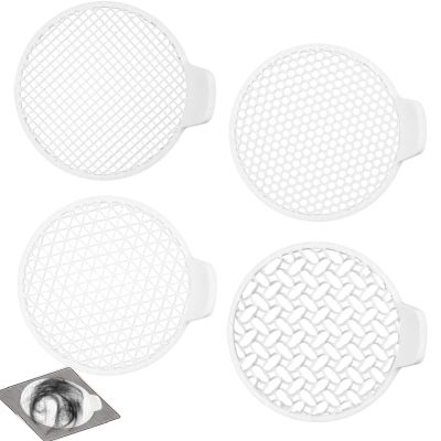 Shower Drain Hair Catcher, 4-Piece Set
