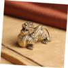 TOPPERFUN Vintage Brass Qilin Figurine Ornament view 3