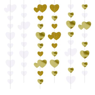 3-Piece Love Flags for Party Decoration