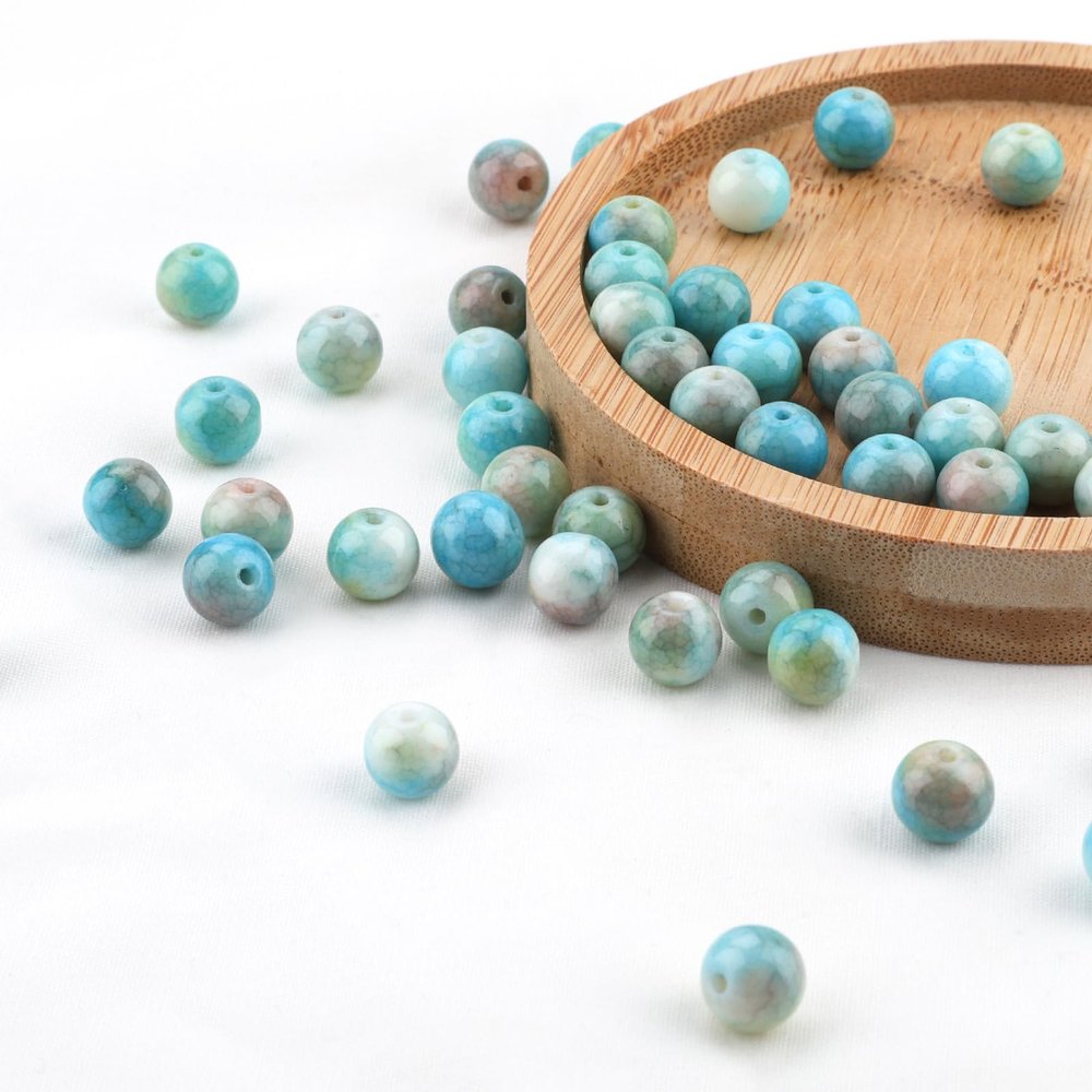 msymsyu 8mm Gemstone Beads - 100 pcs Amazonite