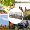 Portable Camouflage Outdoor Mesh Tent – No Assembly view 4