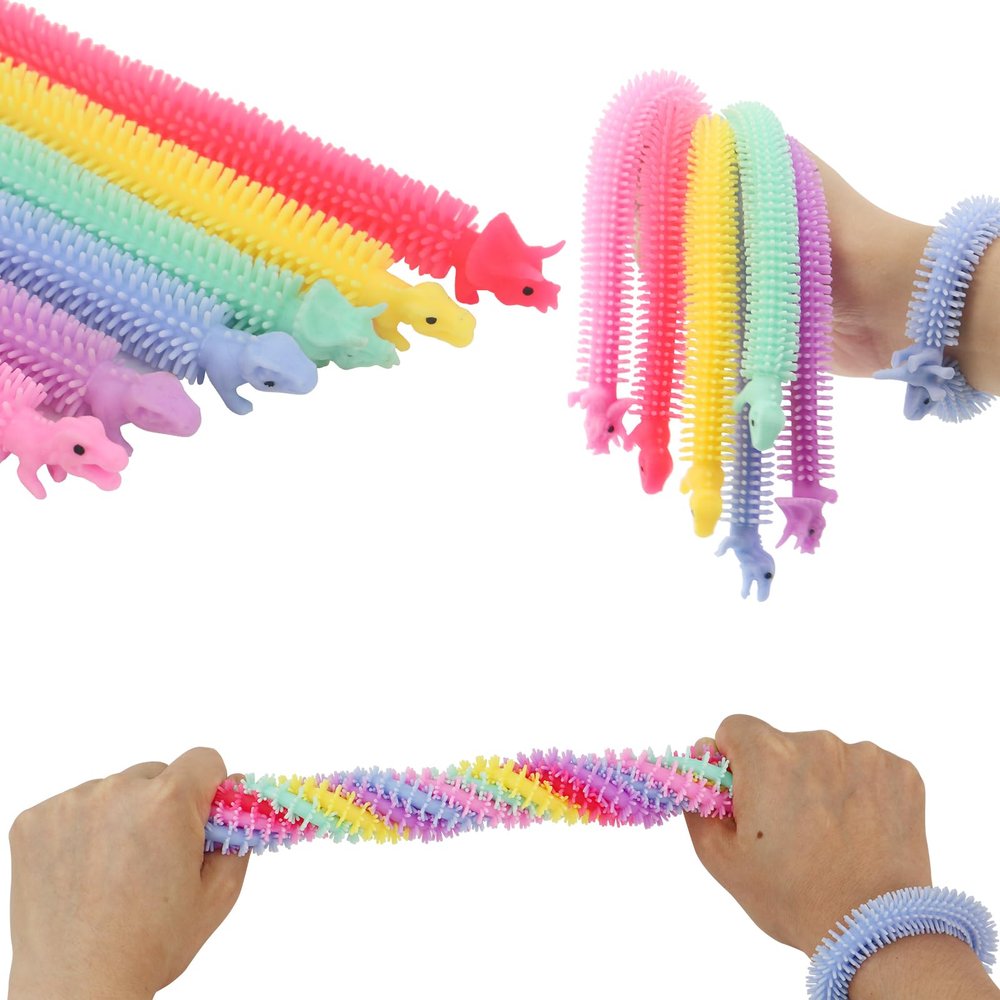 Stretchy Dinosaur Noodle Fidget Toy for Children and Adults