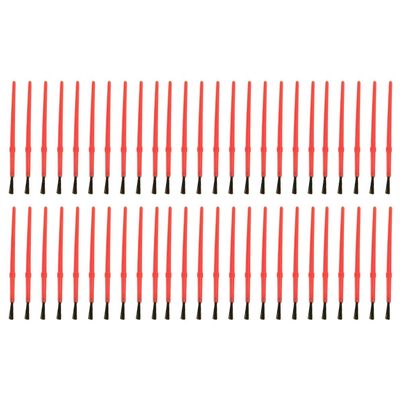 Small Brushes for Gouache, Acrylic, Watercolor, Painting, Nylon Bristles, 50 Pieces